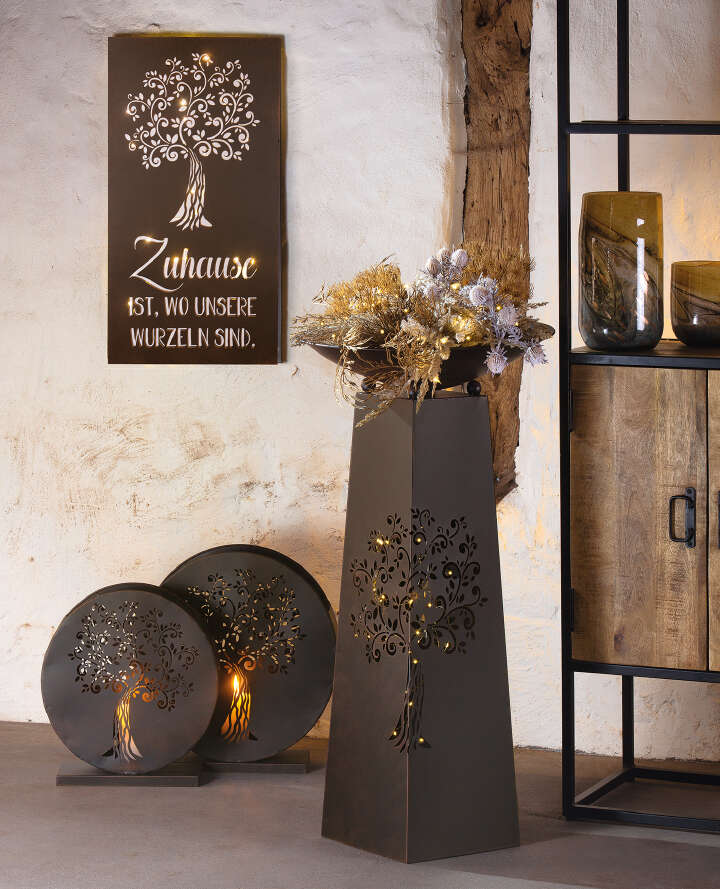 GILDE Schalenständer Gartenbaum